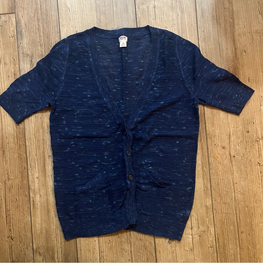 Mossimo Supply Co. Navy Blue Cardigan